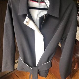 Worthington Jacket with tie - size L - Black